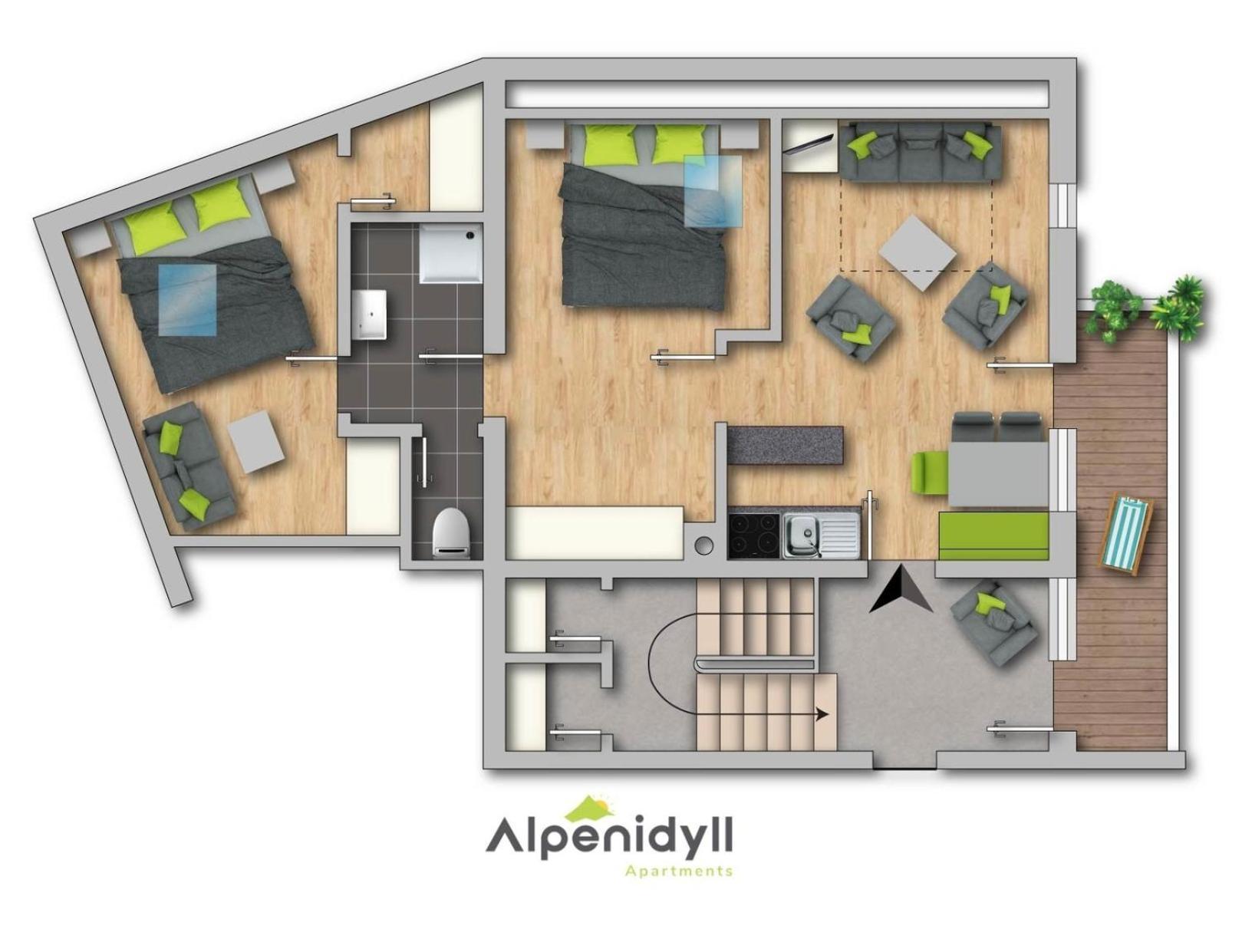 City Life 1 By Alpenidyll Apartments 슈라드밍 외부 사진